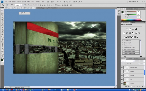 Creation of K13: Step 7